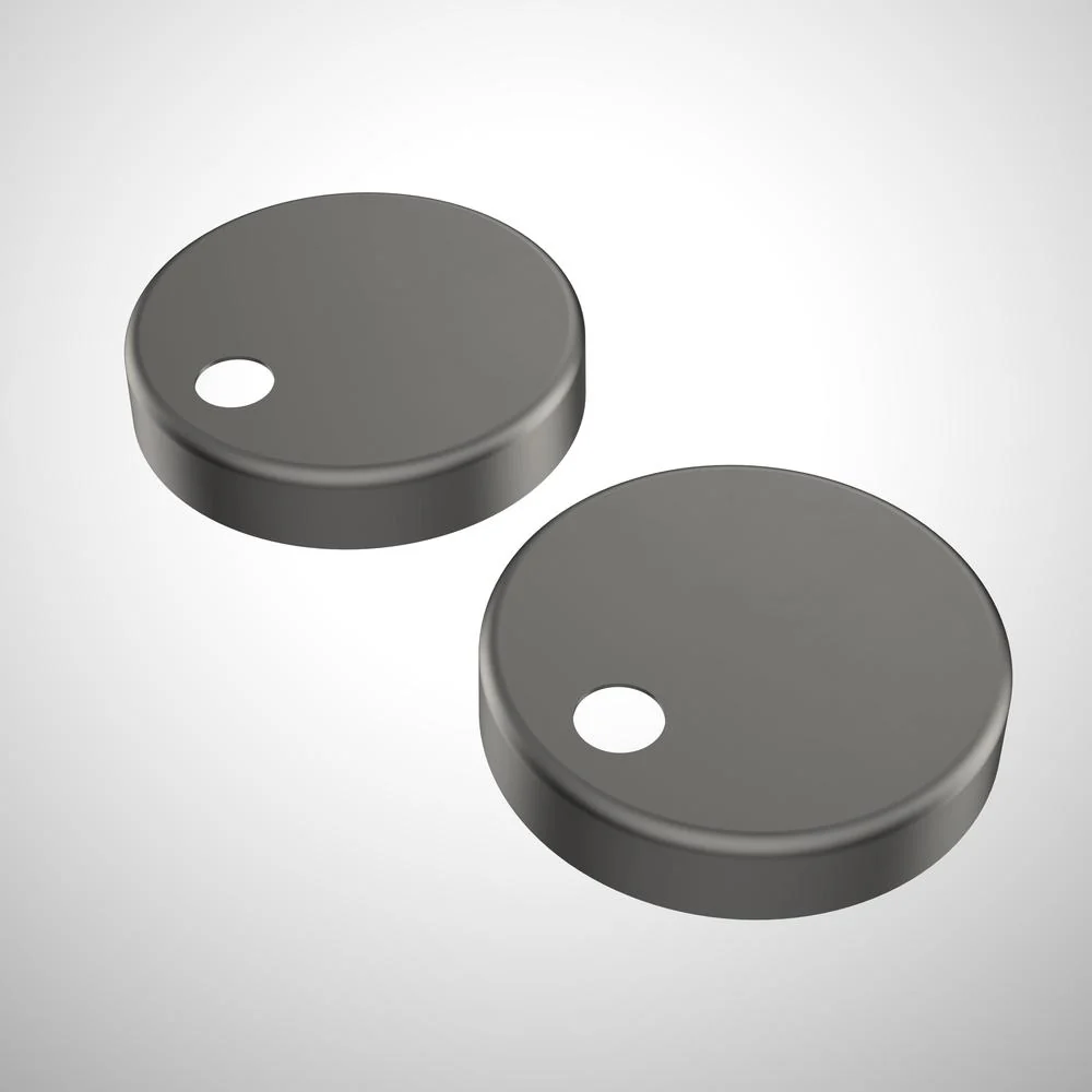 Caroma Toilet Seat Hinge Caps (Liano/Arc/Xena) - Gun Metal