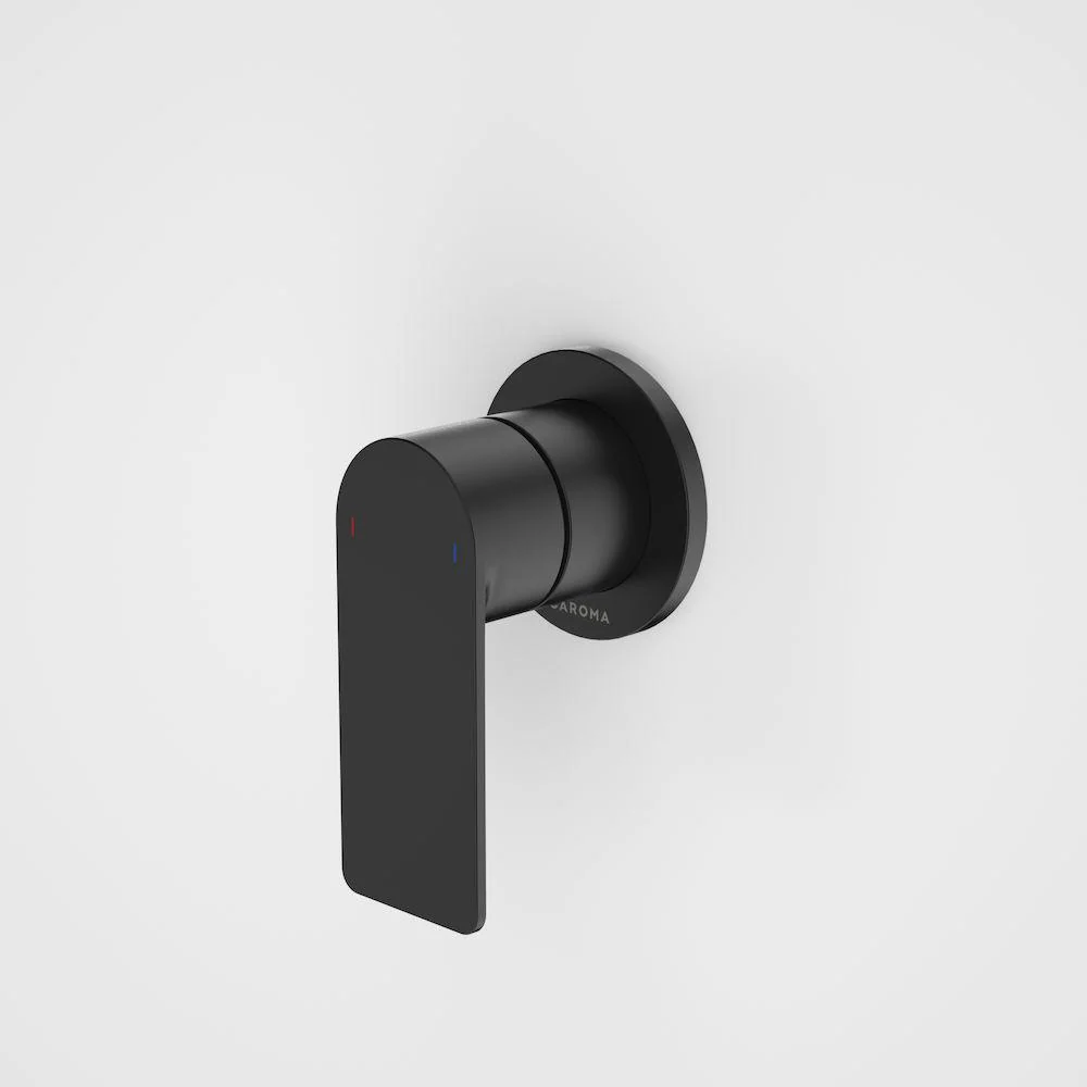 Caroma Urbane II Bath / Shower Mixer Round Plate - Black Matte