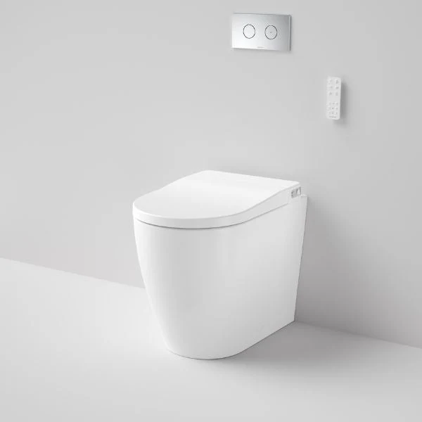Caroma Urbane II Invisi Series II Wall Faced Bidet Toilet Suite