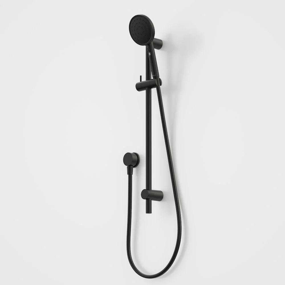 Caroma Urbane II Rail Shower - Black Matte