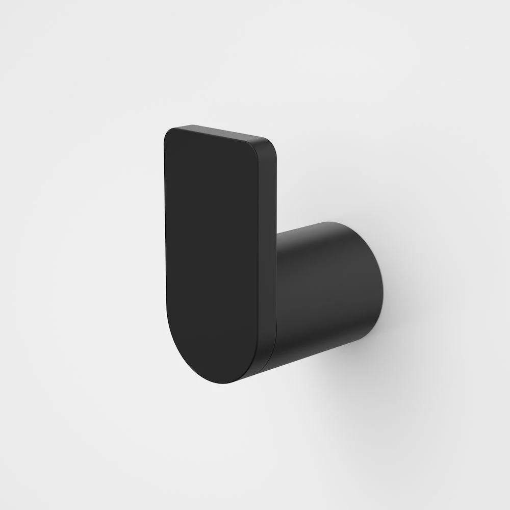 Caroma Urbane II Robe Hook - Black Matte