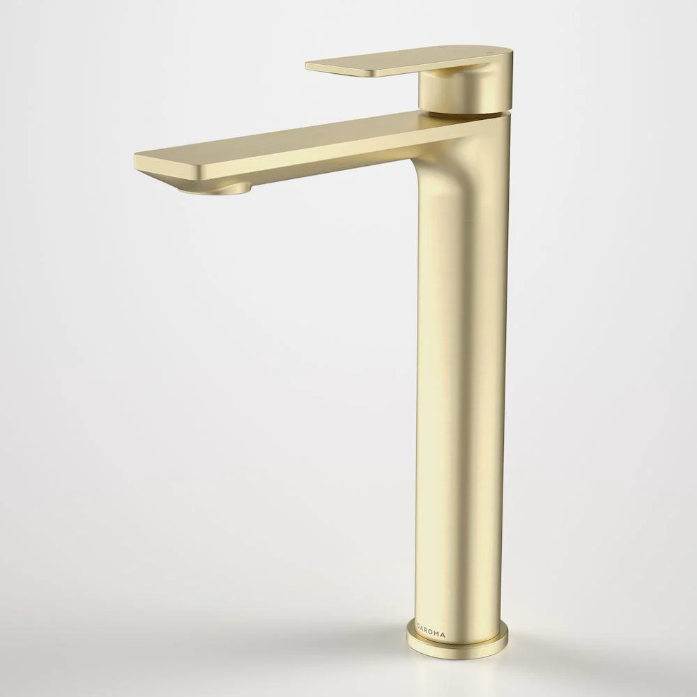 Caroma Urbane II Tower Basin Mixer Lead Free - Brushed Brass