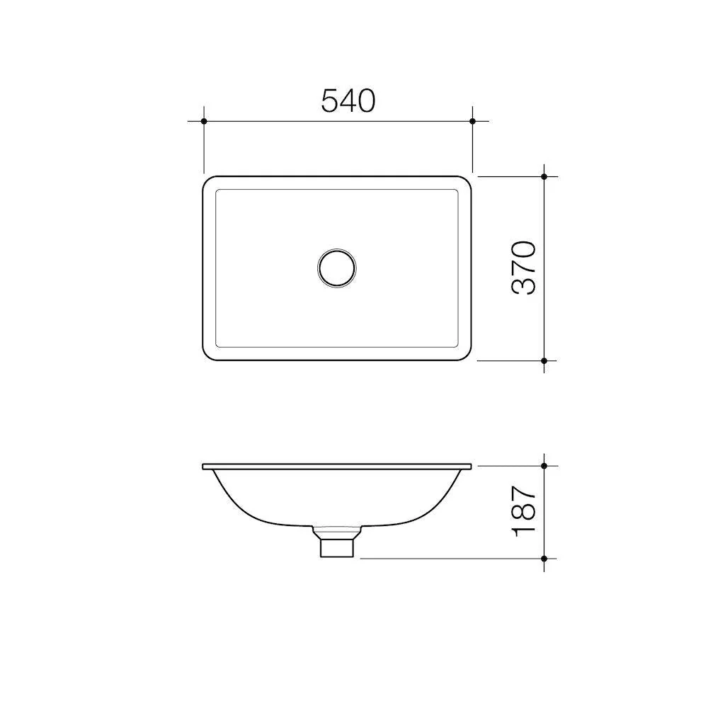 Caroma Urbane II Under Counter Basin - Image 2