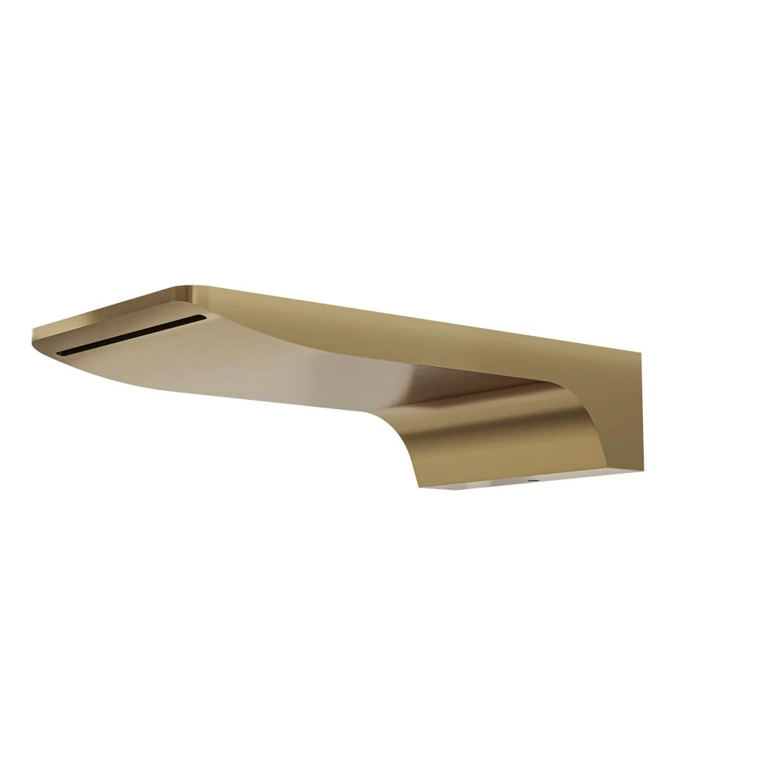 Linsol Cascada S2 Waterfall Bath Spout - Brushed Brass