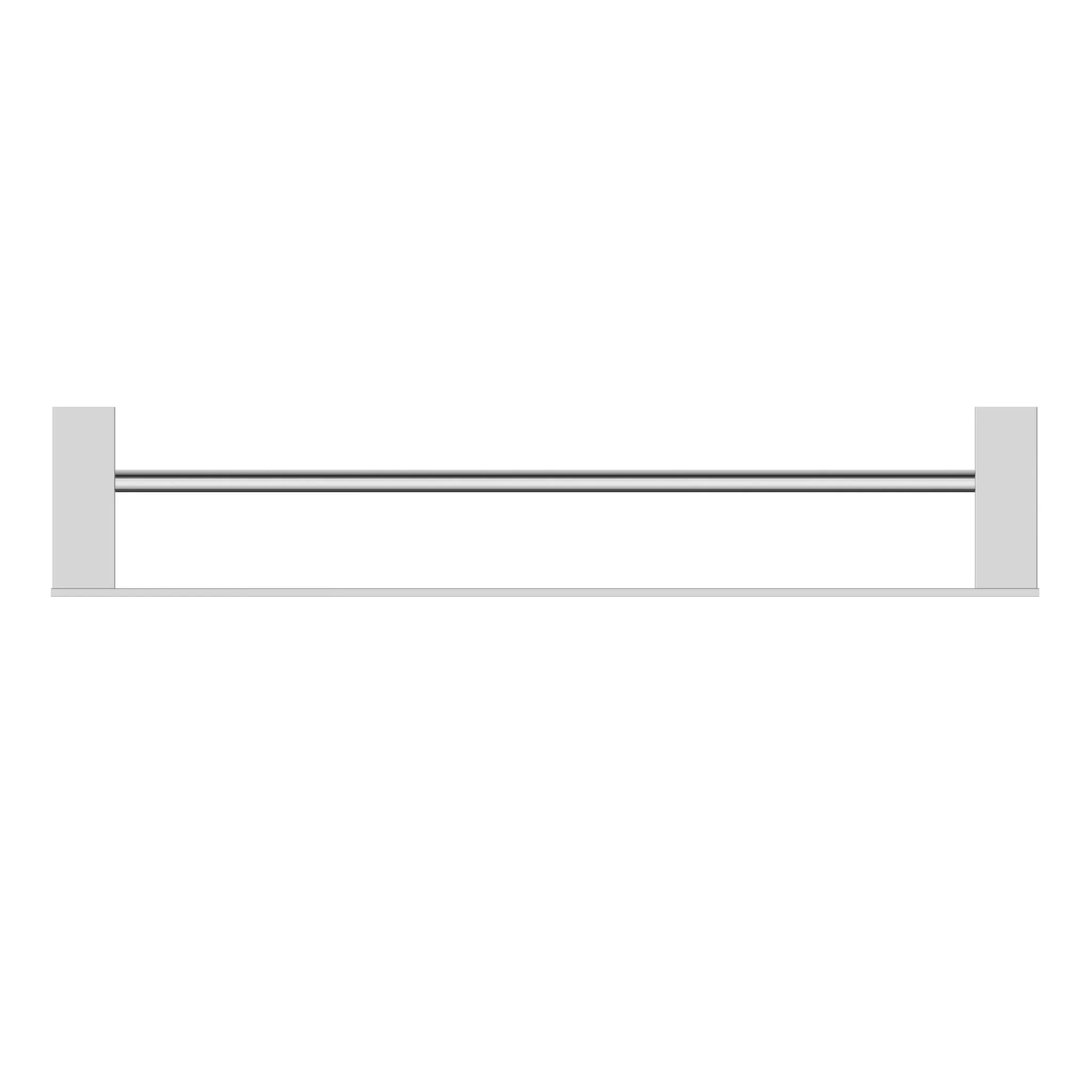Nero Celia Double Towel Rail - Chrome - Image 3