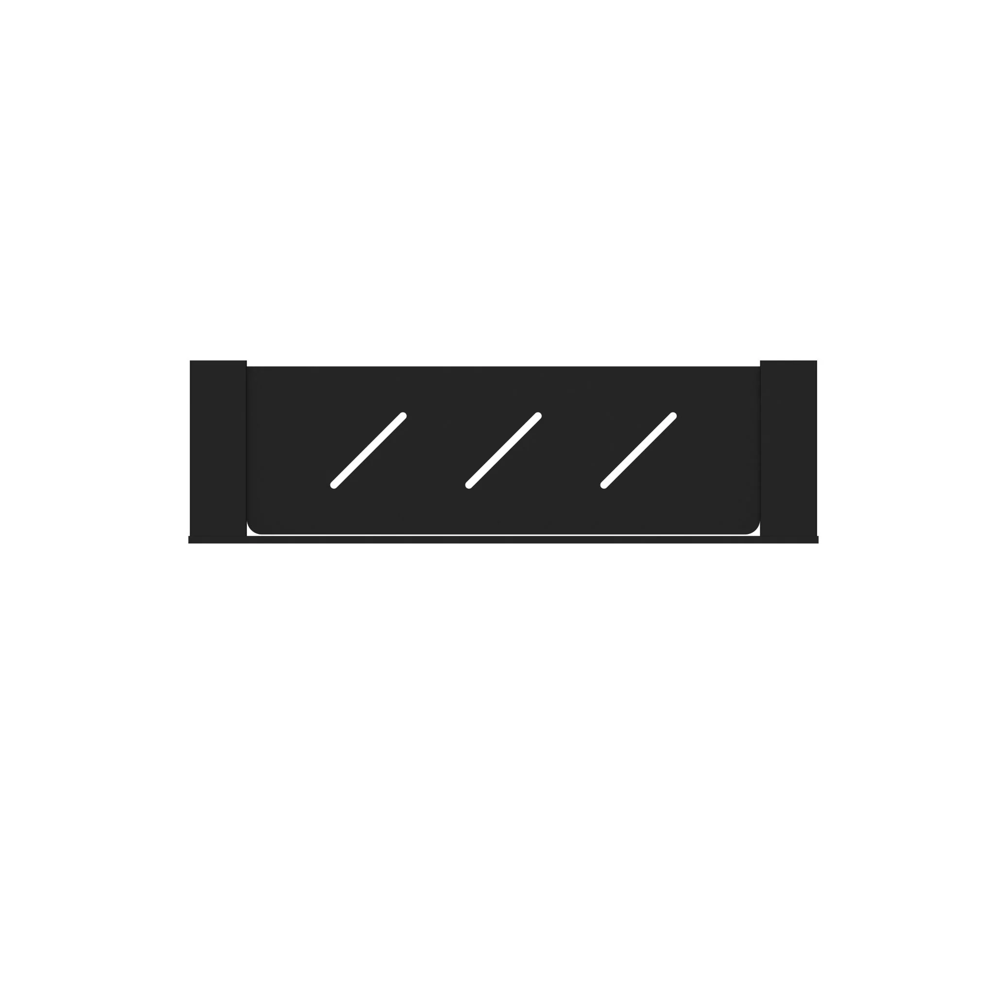 Nero Celia Metal Shelf - Black Matte - Image 3