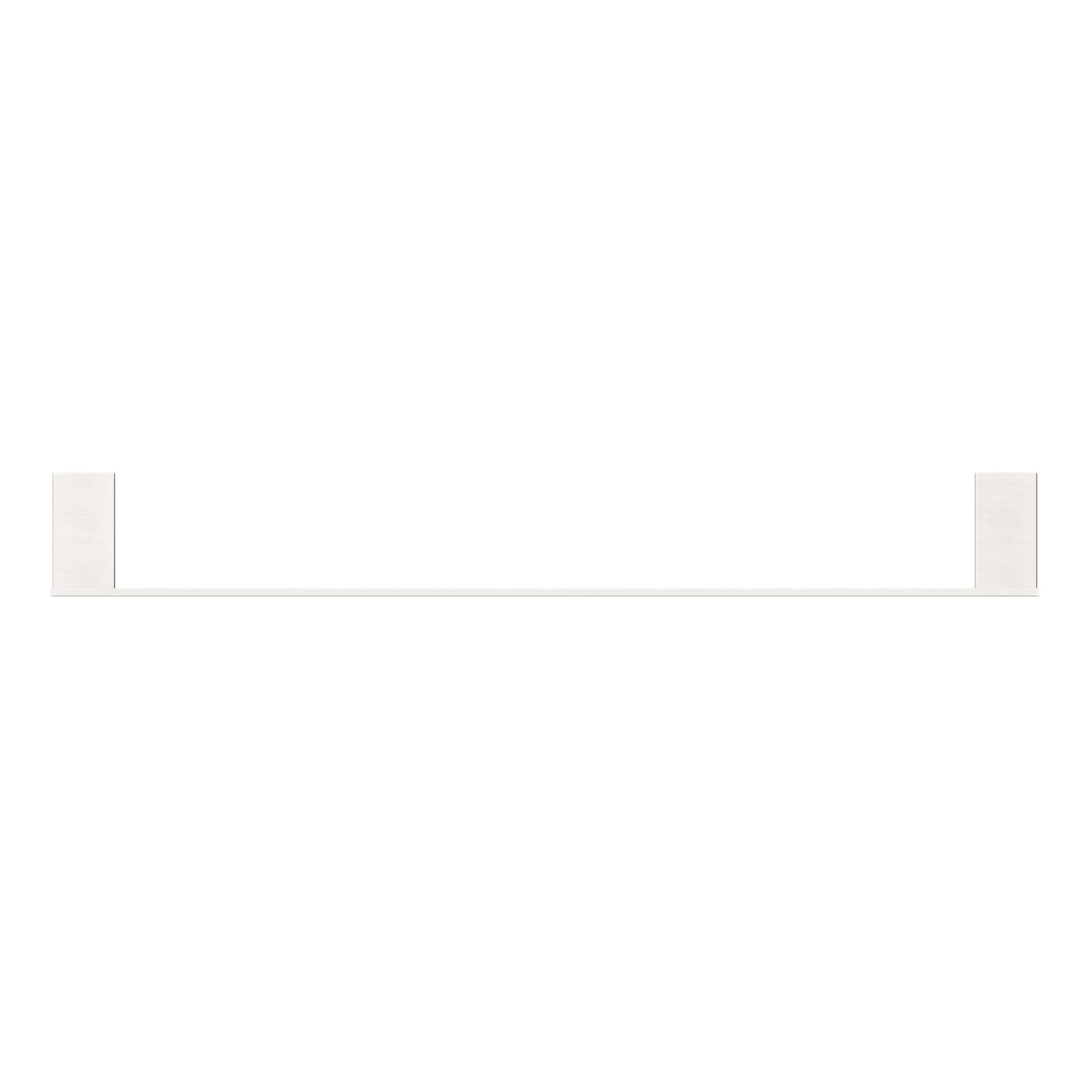 Nero Celia Single Towel Rail - Brushed Nickel - Image 3