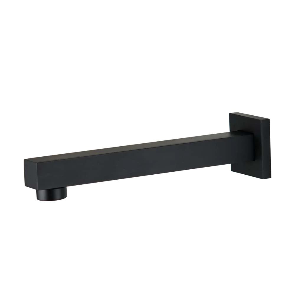 Mixx Chai Bath Spout 200mm - Matt Black