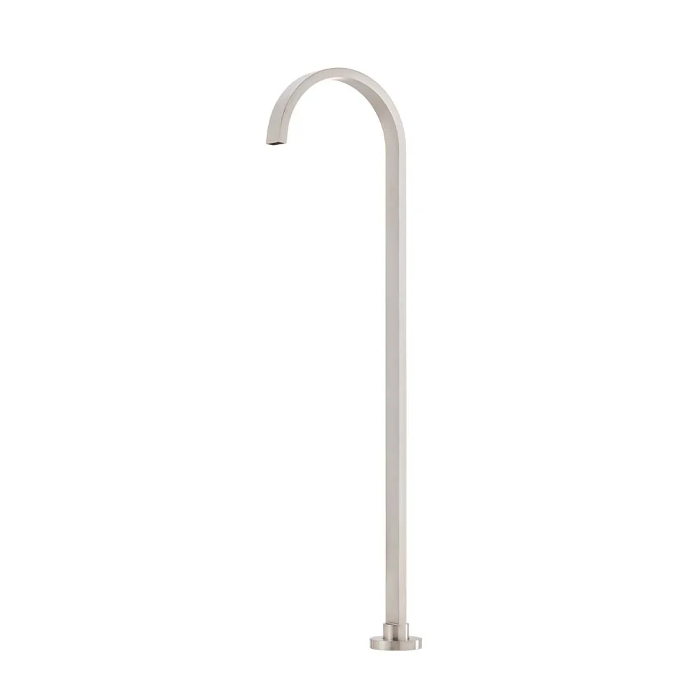 Mixx Chai Floor Mounted Bath Spout - Brushed Nickel