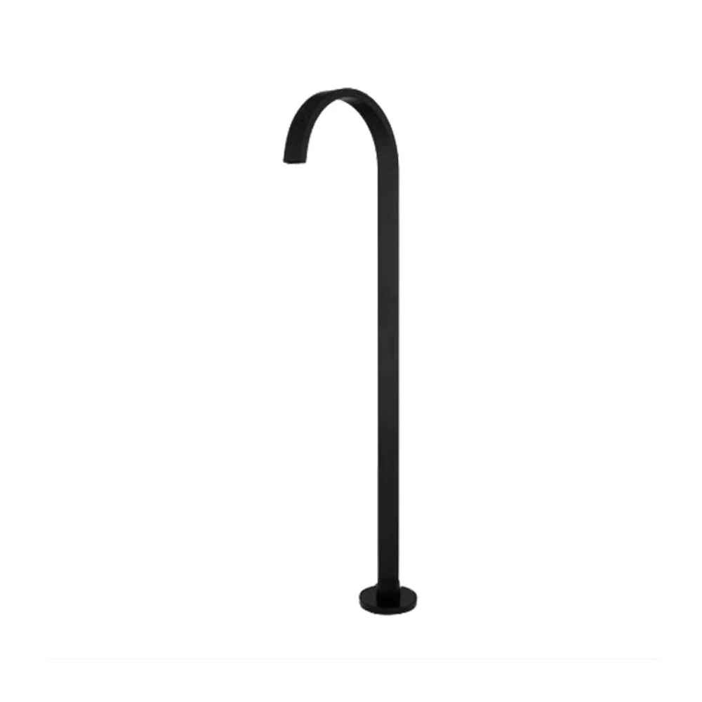 Mixx Chai Floor Mounted Bath Spout - Matt Black