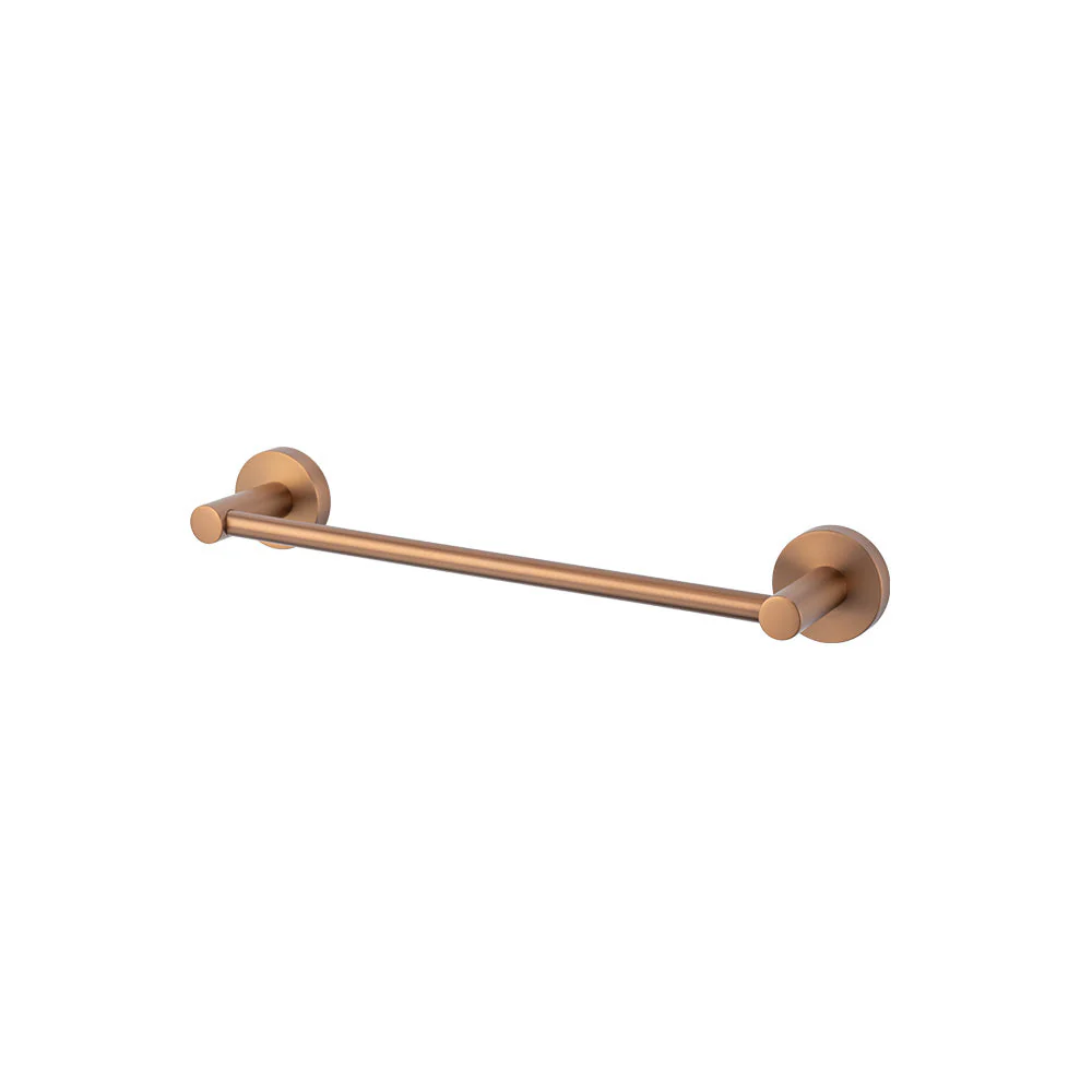 Mixx Chia Single Towel Rail 600mm - Brushed Bronze
