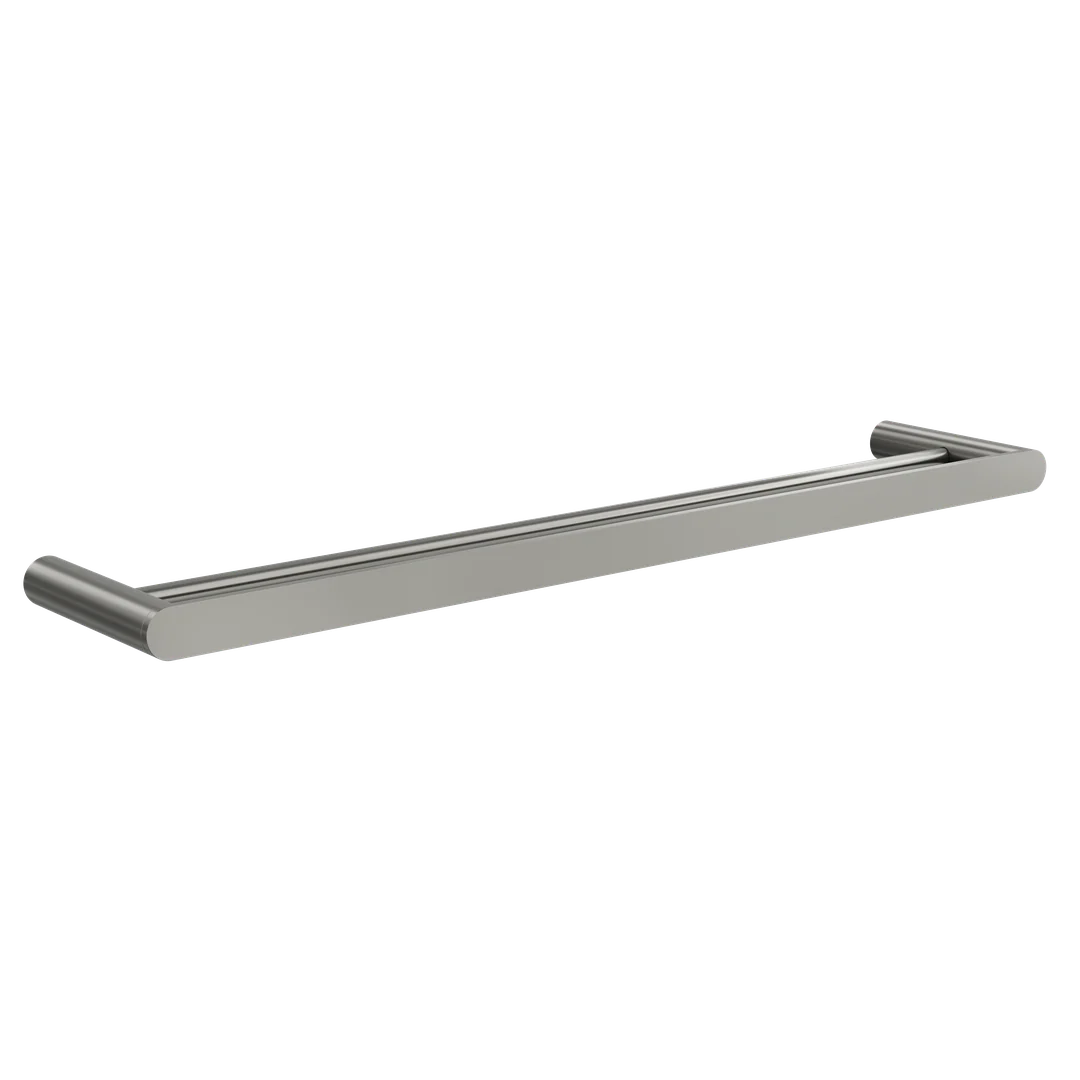 Linsol Circle 600mm Double Towel Rail - Gunmetal - Image 2
