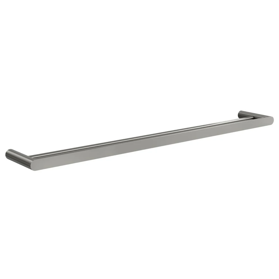 Linsol Circle 800mm Double Towel Rail - Gunmetal - Image 2