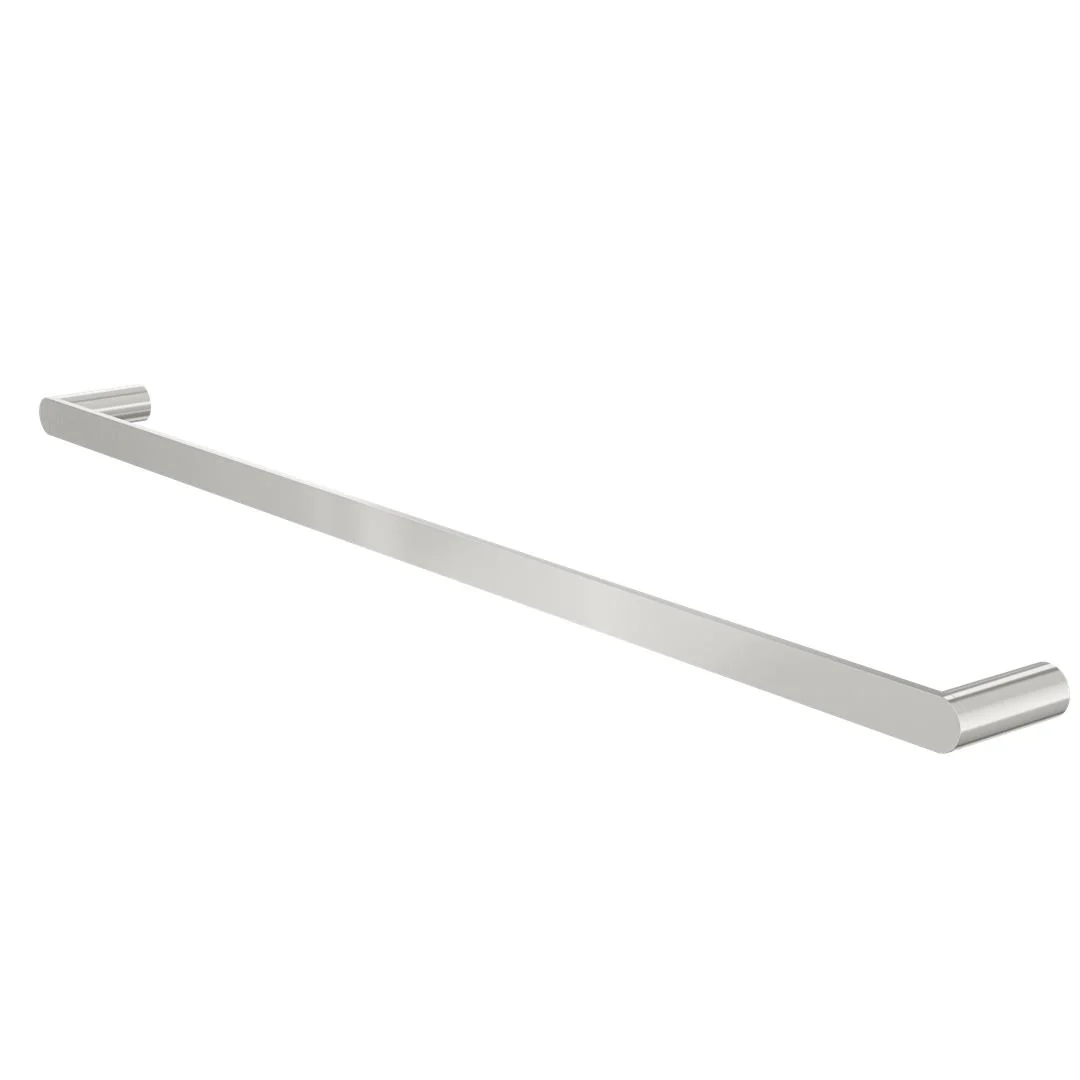 Linsol Circle 800mm Single Towel Rail - Brushed Nickel