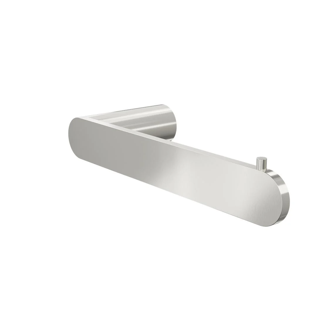 Linsol Circle Toilet Roll Holder - Brushed Nickel