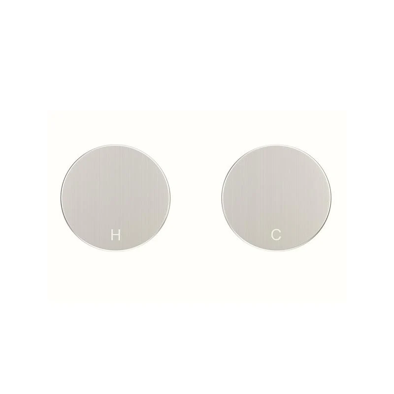 Meir Circular Wall Taps - PVD Brushed Nickel - Image 2