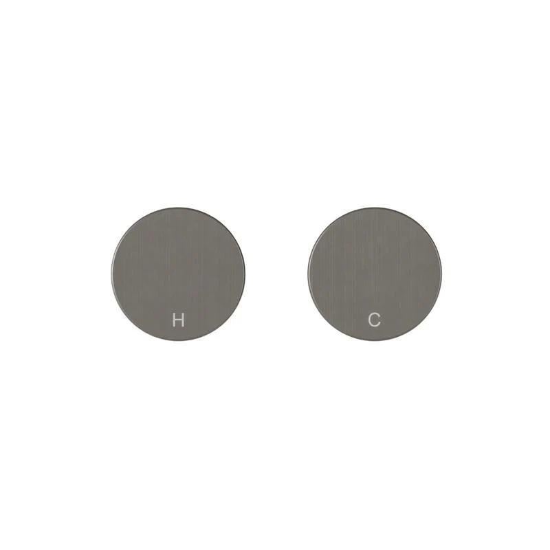 Meir Circular Wall Taps - Shadow Gun Metal - Image 2