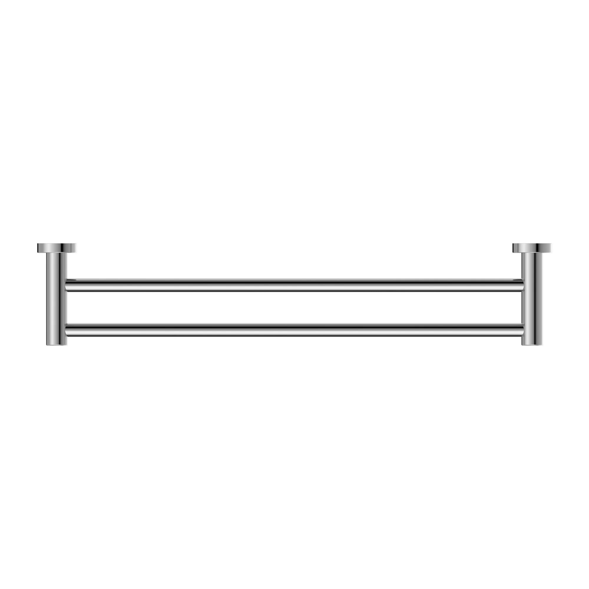 Nero Classic Double Towel Rail - Chrome - Image 3