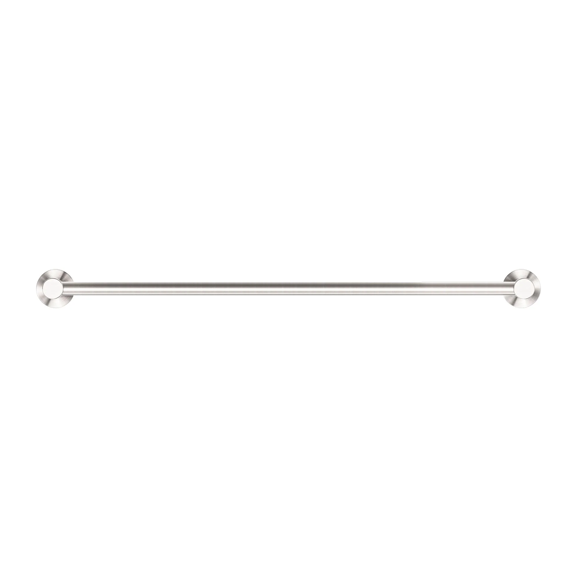 Nero Classic Single Towel Rail - Brushed Nickel - Image 2