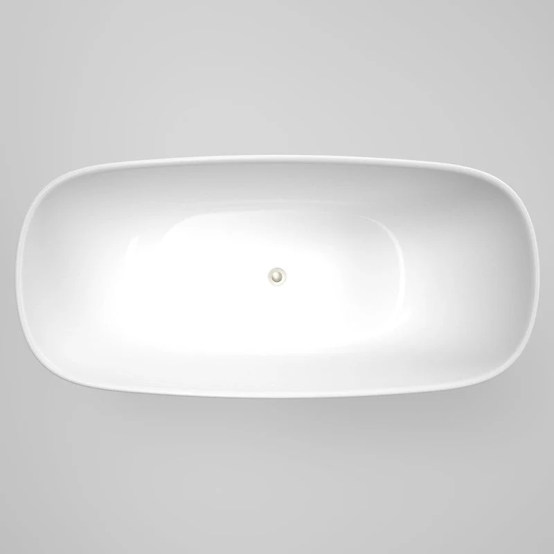 Caroma Contura II 1700mm Freestanding Bath - White Matte - Image 2