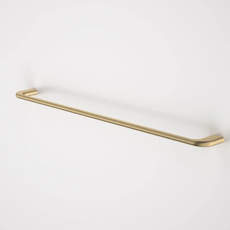 Caroma Contura II 820mm Single Towel Rail - Brushed Brass