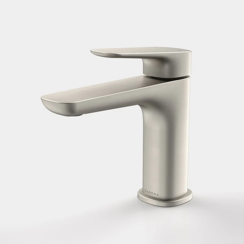 Caroma Contura II Basin Mixer - Brushed Nickel