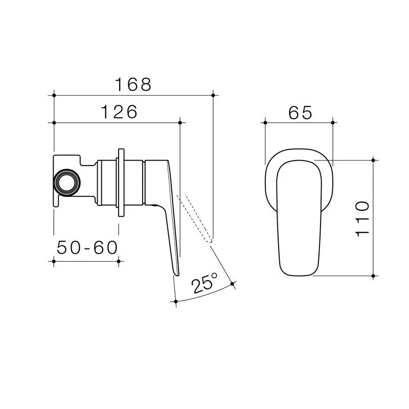 Caroma Contura II Bath/Shower Mixer - Brushed Bronze - Image 2