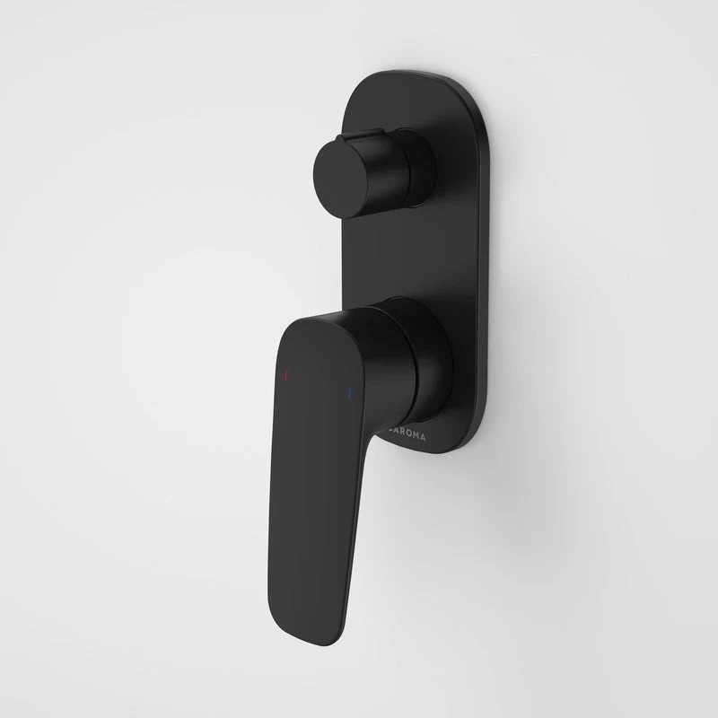 Caroma Contura II Bath/Shower Mixer with Diverter - Black Matte