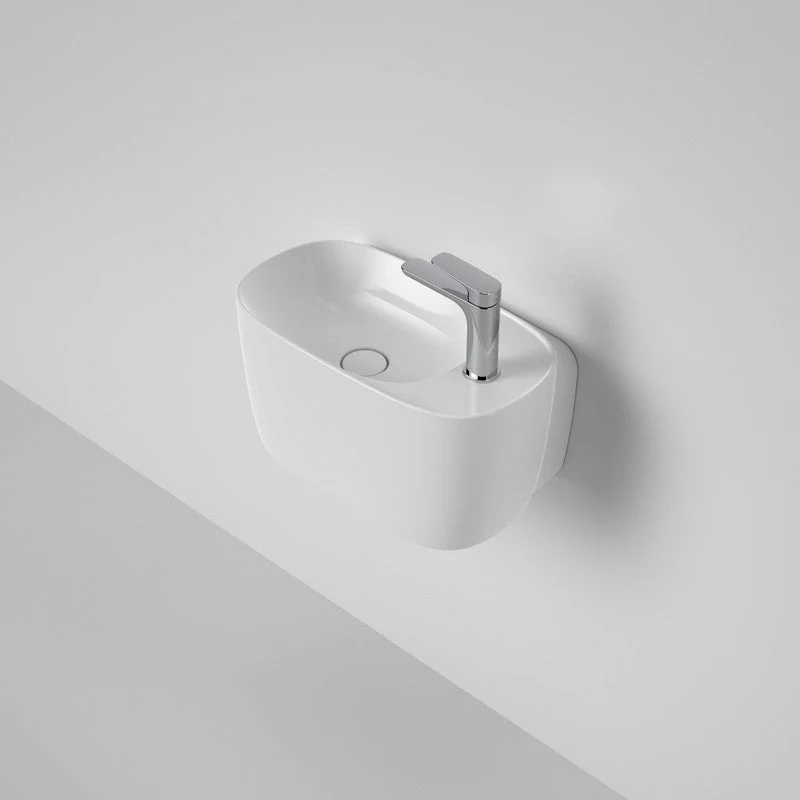 Caroma Contura II Hand Wall Basin (1 Tap Hole) - White