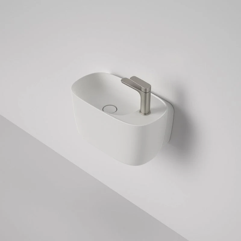 Caroma Contura II Hand Wall Basin (1 Tap Hole) - White Matte