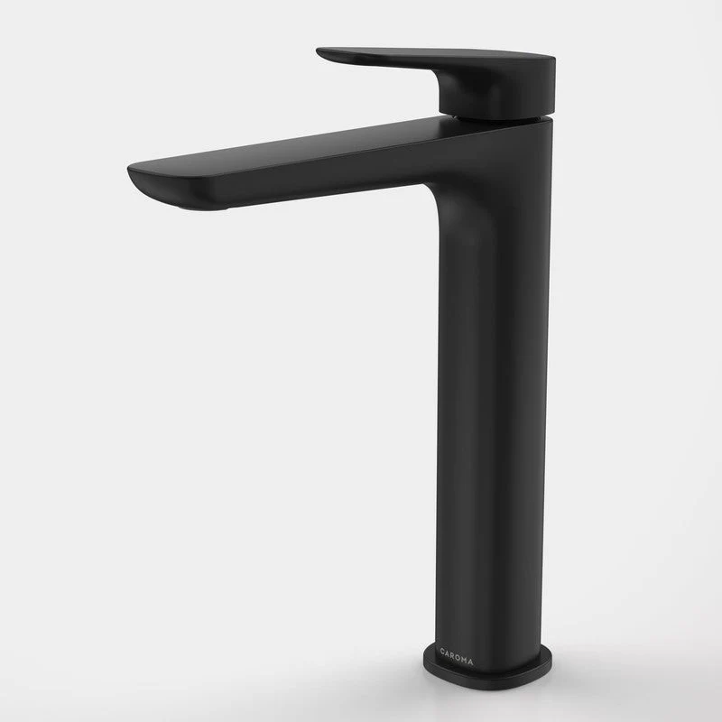 Caroma Contura II Tower Basin Mixer - Black Matte