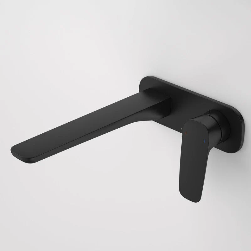 Caroma Contura II Wall Basin/Bath Mixer 220mm - Black Matte
