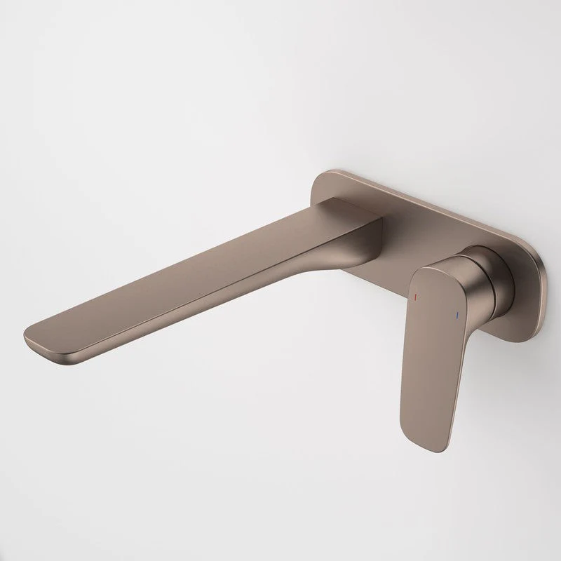 Caroma Contura II Wall Basin/Bath Mixer 220mm - Brushed Bronze
