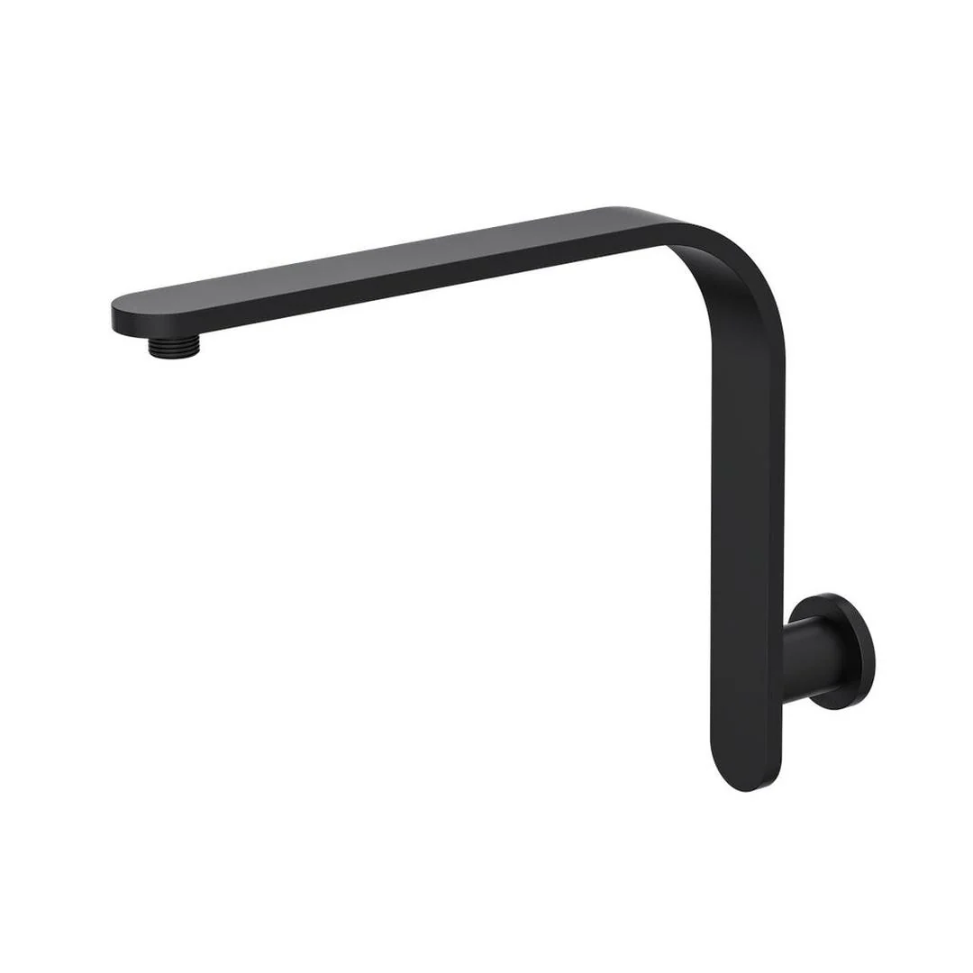 Linsol Corsica Flat Upswept Wall Arm - Matte Black