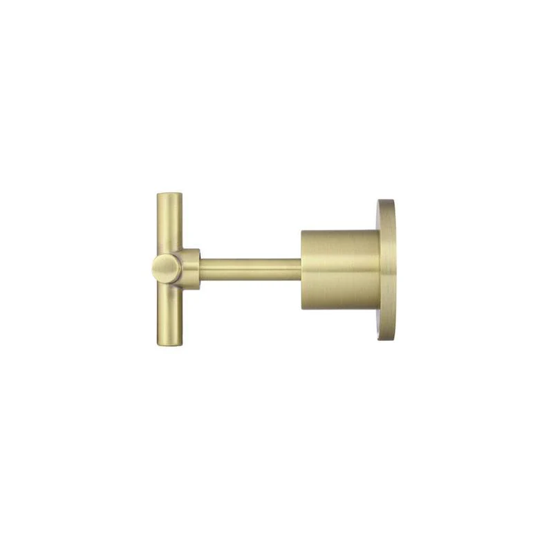 Meir Round Cross Handle Jumper Valve Wall Top Assemblies - PVD Tiger Bronze - Image 2