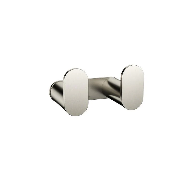 Meir Curvaé Double Robe Hook - PVD Brushed Nickel
