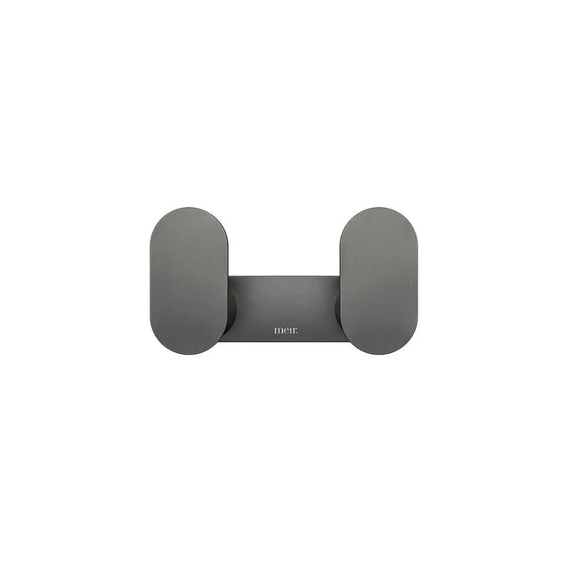 Meir Curvaé Double Robe Hook - Shadow Gun Metal - Image 2