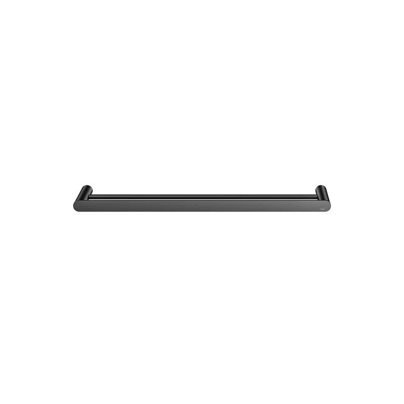 Meir Curvaé Double Towel Rail 600mm - Black Matte - Image 2