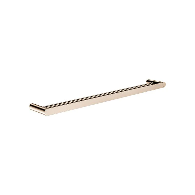 Meir Curvaé Double Towel Rail 800mm - Champagne