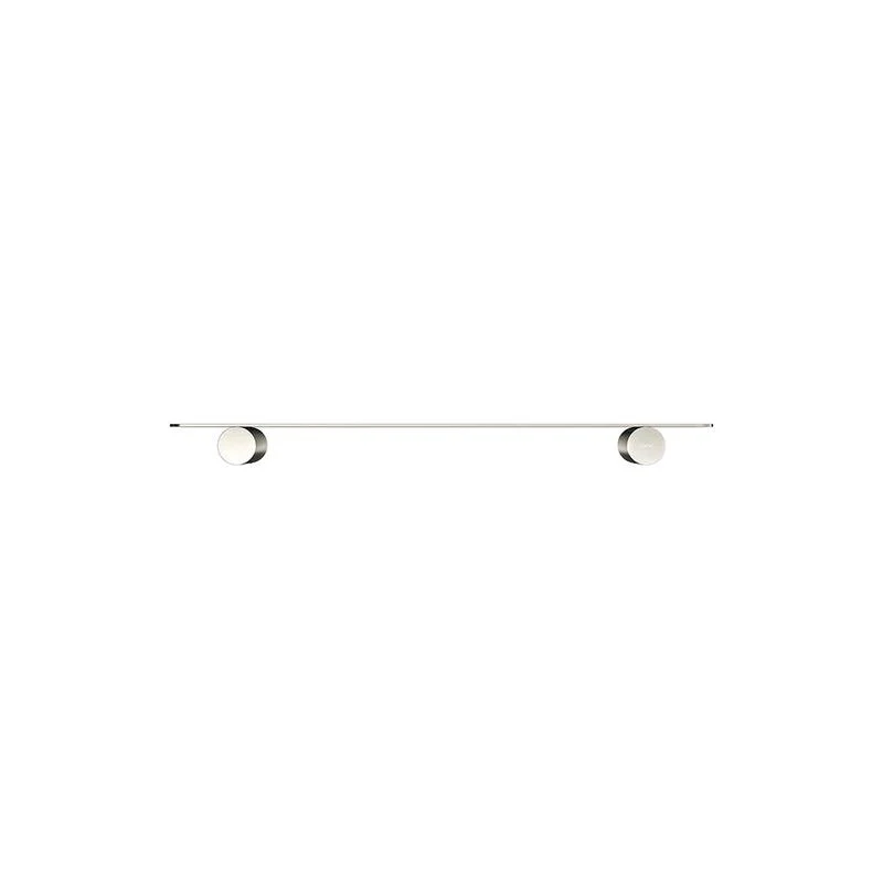 Meir Curvaé Shower Shelf 400mm - PVD Brushed Nickel - Image 3