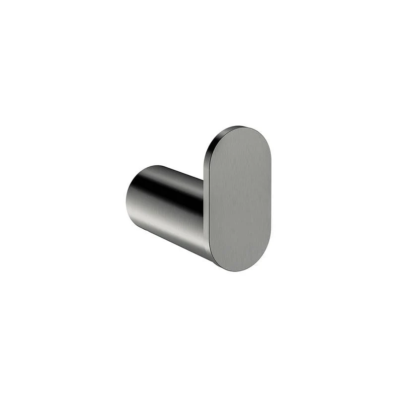Meir Curvaé Single Robe Hook - PVD Shadow Gun Metal
