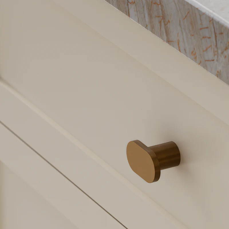 Meir Öppen T-Pull Cabinet Handle (Brushed) - Lustre Bronze - Image 5