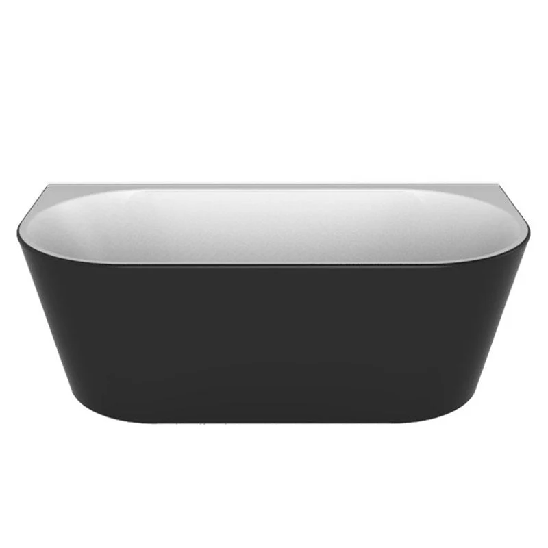 Decina Alegra Back To Wall Bath - Black - Image 5
