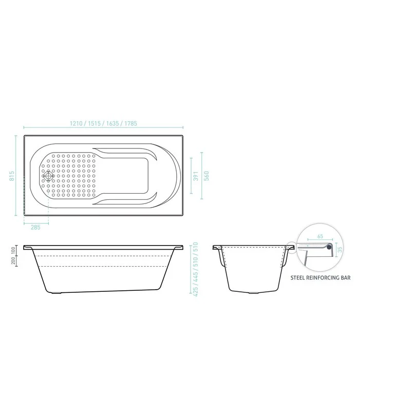 Decina Modena 1210 Shower Bath - Image 4
