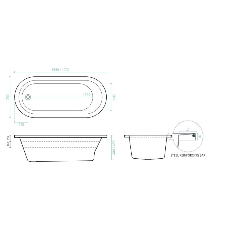 Decina Uno 1700 Bath - Image 4
