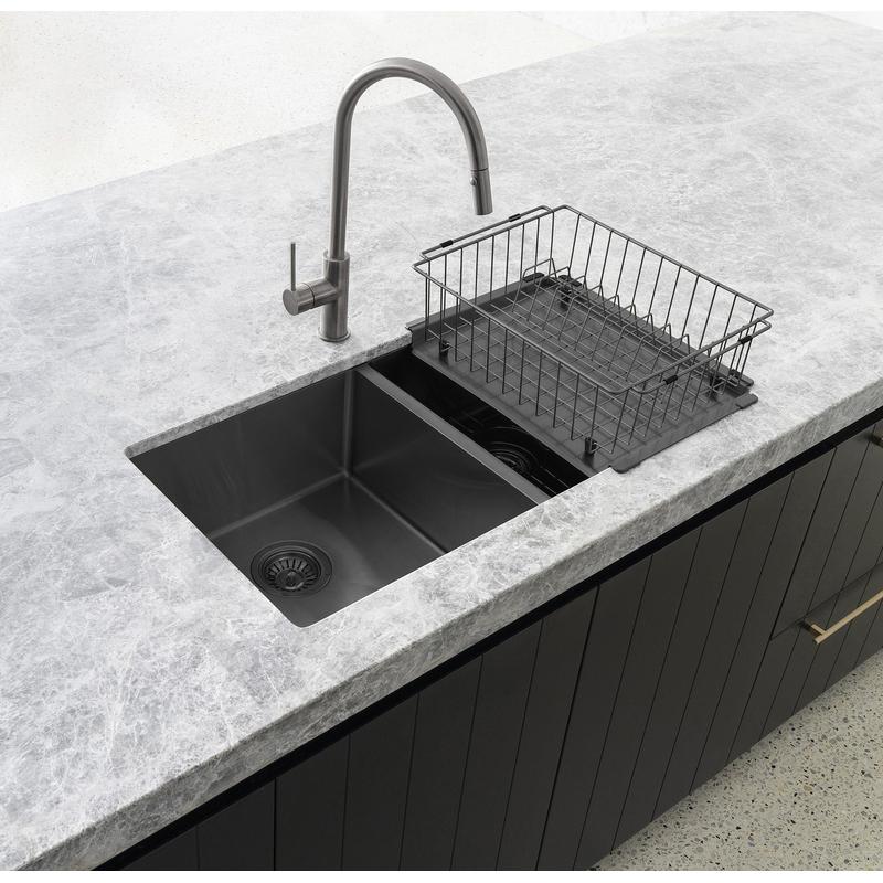 Meir Lavello Dish Rack - PVD Gun Metal Black - Image 3