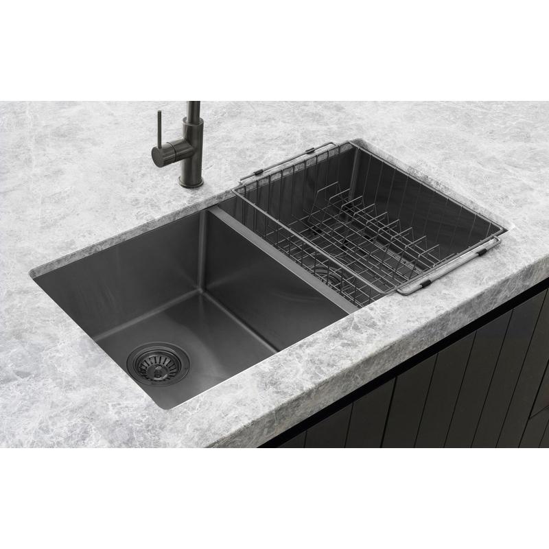 Meir Lavello Dish Rack - PVD Gun Metal Black - Image 5