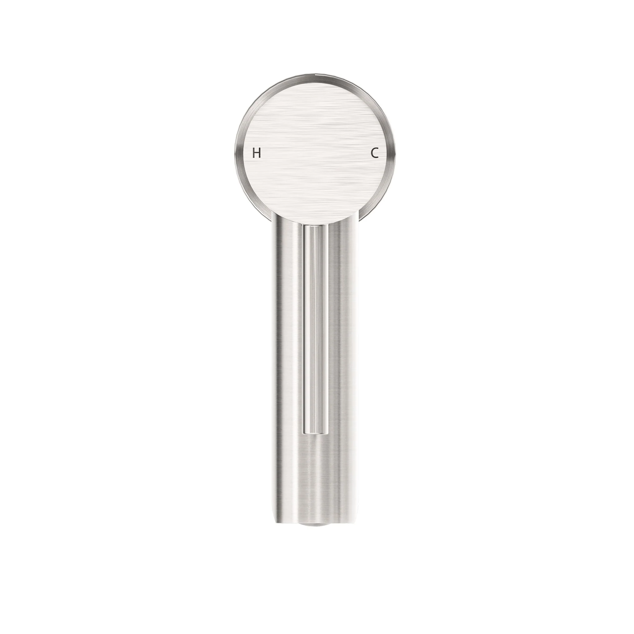 Nero Dolce Basin Mixer Straight Spout - Brushed Nickel - Image 3