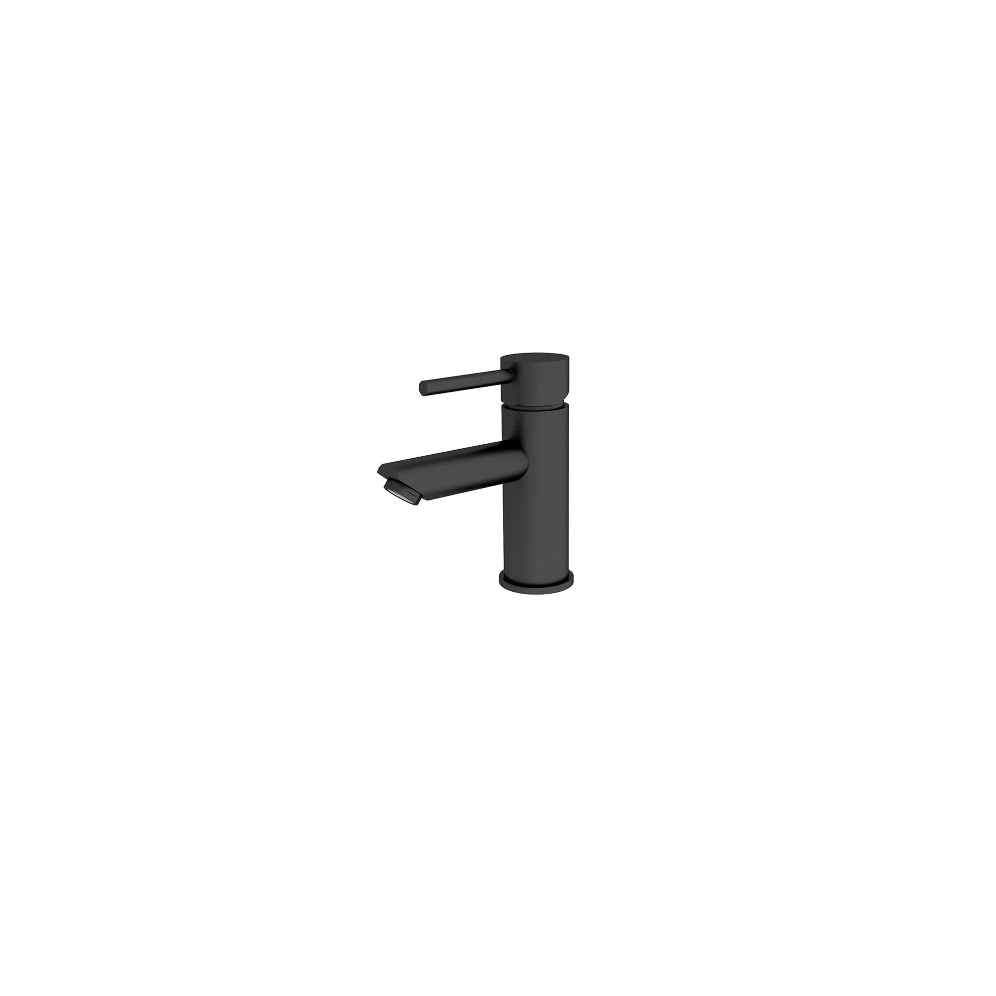 Nero Dolce Basin Mixer Straight Spout - Black Matte