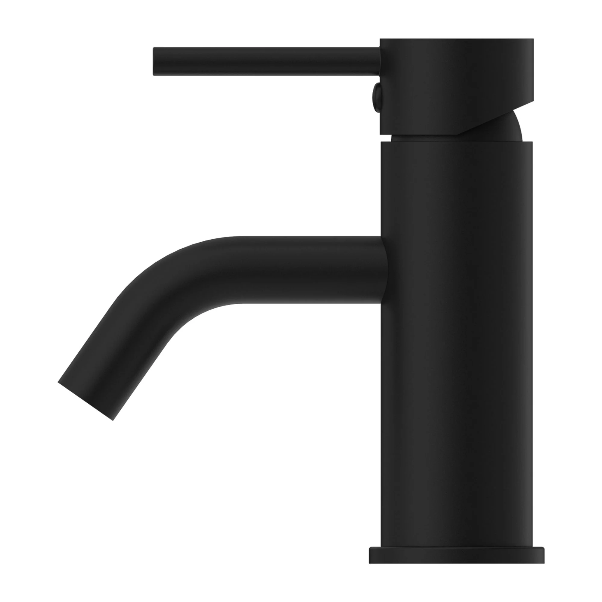 Nero Dolce Basin Mixer Stylish Spout - Black Matte - Image 2